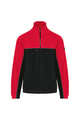 Heren Fleece vest Tweekleurige ecologishe WK904 BLACK-RED